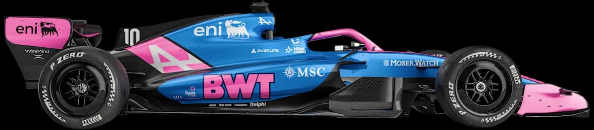 Alpine F1 Team car